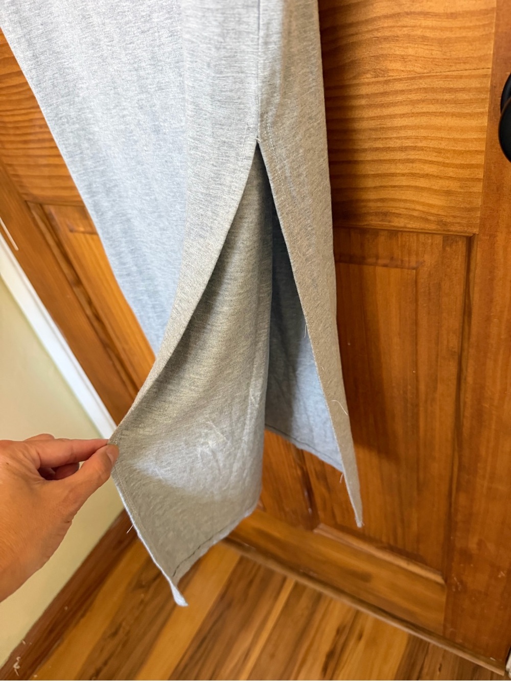 See You Monday Women's Grey Short-Sleeve Maxi Dress - Picture 5 of 10